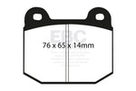 EBC 03-04 Infiniti G35 3.5 (Manual) (Brembo) Bluestuff Rear Brake Pads - DP51537NDX