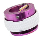 NRG Quick Release Kit - Pyramid Edition - Purple Body / Glow In The Dark Pyramid Ring - SRK-210PP/GL