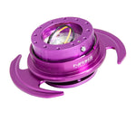 NRG Quick Release Kit Gen 3.0 - Purple Body / Purple Ring w/Handles - SRK-650PP