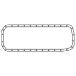 Cometic Nissan RB20E/RB20DE/RB20DET/RB25DET .094in Fiber Oil Pan Gasket - C14117-094