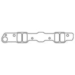 Cometic Pontiac 400 V8 .060in Fiber Intake Gasket Set-2.200in x 1.180in Rectangular Ports-W/Ram Air - C15331FC