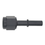 DeatschWerks 6AN Female Flare Swivel to 5/16in Male EFI Quick Disconnect - Anodized Matte Black - 6-02-0130-B