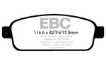 EBC 13+ Buick Encore 1.4 Turbo Ultimax2 Rear Brake Pads - UD1468