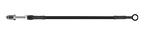 Goodridge 56in Universal Clutch Line w/Black Zinc Fittings & Black Hose - Straight Banjo 7/16 UNF - HD1001-1CB-BK56