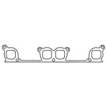 Cometic Chevy Gen1 SB V8 .064in AM Exhaust Mani Gskt Set-1.615in x 1.500in D Ports-Brodix WP262 Head - C5315