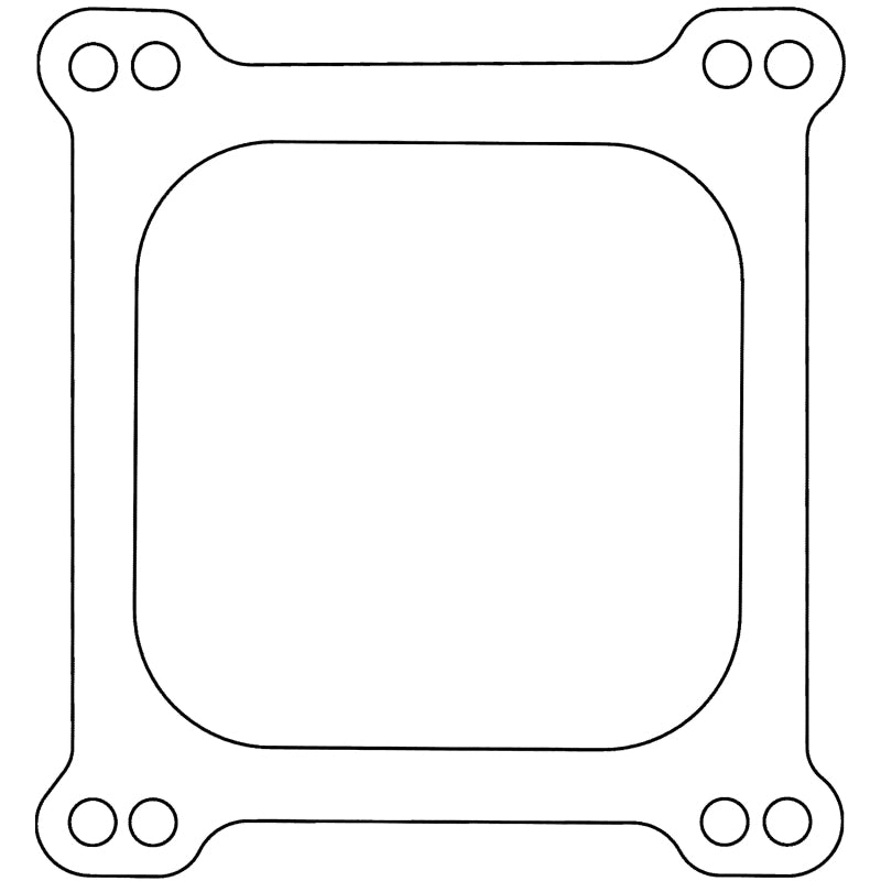 Cometic Holley 4 Barrel 4150 Style .047in Fiber Carburetor Gasket - 4.500in x4.500in - Open Plenum - C5281