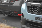 PERRIN 22-25 Subaru WRX / 18-23 Crosstrek / 20-25 OBXT / 17-23 Impreza Tow Hook Kit (Front) - Red - PSP-BDY-237RD