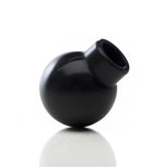 Killer B Round Shift Knob Black 6mt w/Rev Lockout - 1001-1