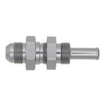 DeatschWerks 8AN Male Flare to Straight 3/8in Single Hose Barb - Anodized DW Titanium - 6-02-0740