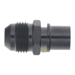 DeatschWerks 8AN Male Flare to Toyota Module Quick Connect - Anodized Matte Black - 6-02-0128-B