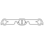 Cometic Pontiac 326-455 CI V8 .043in Copper Exhaust Manifold Gasket Set - 2.000in x 1.550in D-Ports - C15342C
