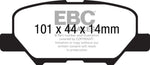 EBC 14+ Mazda 3 2.0 (Mexico Build) Redstuff Rear Brake Pads - DP32171C
