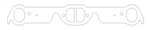 Cometic Pontiac 326/350/389/400/421/428/455 V8 .030in MLS Exhaust Manifold Gasket Set - C5905-030