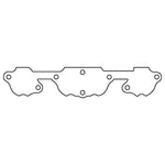 Cometic GM SB2 Small Block Aluminum/Rubber Exhaust Port Cover Set - C5259