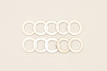 DeatschWerks -4 AN Aluminum Crush Washer (Pack of 10) - 6-02-0301