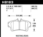 Hawk HP+ Street Brake Pads - HB183N.585