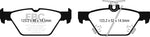 EBC 15-17 Subaru Legacy 2.5L/3.6L Ultimax Rear Brake Pads - UD1808
