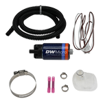 DeatschWerks DW Micro Series 210lph Low Pressure Lift Fuel Pump w/ Universal Install Kit - 9-110-1070