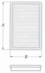 BMC 03-07 Hyundai Avante III 1.6L Replacement Panel Air Filter - FB580/20