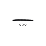 Deatschwerks Convoluted Tubing 150mm Length x 10mm ID Side 1 x 10mm ID Side 2 - Black - 9-CT-6-38