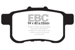 EBC 09-14 Acura TSX 2.4 Yellowstuff Rear Brake Pads - DP41987R