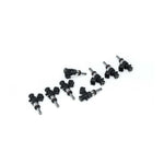 Deatschwerks Bosch EV14 Universal 40mm Compact Matched Set of 8 Injectors 500cc (Extended Nozzle) - 16MX-00-0500-8