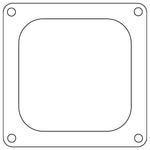 Cometic Holley 4500 Dominator .047in Fiber Carburetor Gasket - 4.775in x 4.775in - Open Plenum - C15238