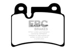 EBC 06-09 Volkswagen Touareg 3.6 (2 pin holes at top of backplate) Ultimax2 Rear Brake Pads - UD1277