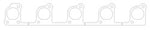 Cometic 98-03 Dodge Viper .020in MLS Exhaust Gasket GEN II - C5825-020