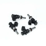 Deatschwerks Bosch EV14 Universal 40mm Compact Matched Set of 4 Injectors 500cc (Extended Nozzle) - 16MX-00-0500-4