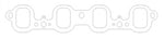 Cometic GM SB2 Small Block V8 .040in MLS Intake Manifold Gasket Set - C5819-040