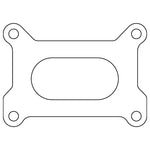 Cometic Holley 2 Barrel 500 CFM .039in Fiber Carburetor Gasket - 3.640in x 1.750in - Open Plenum - C15184