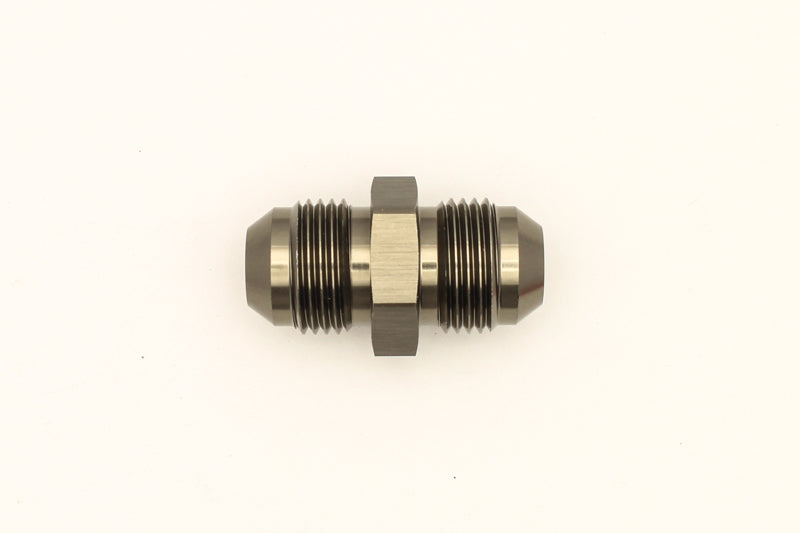 DeatschWerks 8AN Male Flare to 8AN Male Flare Coupler - 6-02-0204
