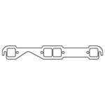 Cometic Chevy Gen1 Small Block V8 .060in HTS Exhaust Manifold Gasket Set-1.55in x 1.55in Square Port - C15611-060