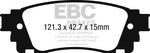 EBC 2017+ Toyota C-HR 2.0L Redstuff Rear Brake Pads - DP32262C
