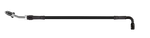 Goodridge 70in Universal Clutch Line w/Blk Zinc Fittings & Blk Hose - 90Deg Banjo w/20Deg 7/16 UNF - HD1091-1CB-BK70