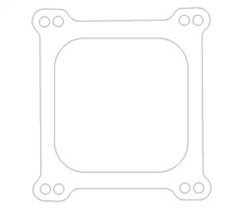 Cometic Holley 4 Barrel 4150 Style .047in Fiber Carburetor Gasket - 4.500in x4.500in - Open Plenum - C5281