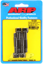 ARP 5/16-24 X 2.250 Black Hex Water Pump Pulley w/ 1.000in Fan Spacer Stud Kit - 100-3206