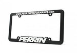 PERRIN License Plate Frame - Black w/White Lettering - ASM-BDY-500