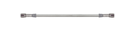 Goodridge 16in Universal Brake Line Assembly w/SS Fittings & Clear Hose - 30316TC-CL