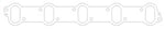 Cometic 1992+ Dodge 8.0L Viper .039in Fiber Intake Manifold Gasket - C5827-039