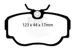 EBC 83-85 BMW 318 1.8L (E30) Bluestuff Front Brake Pads - DP5779NDX