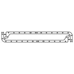 Cometic Jaguar XK6 .060in AFM Oil Pan Gasket Set - Side Rails Only - C4259-060