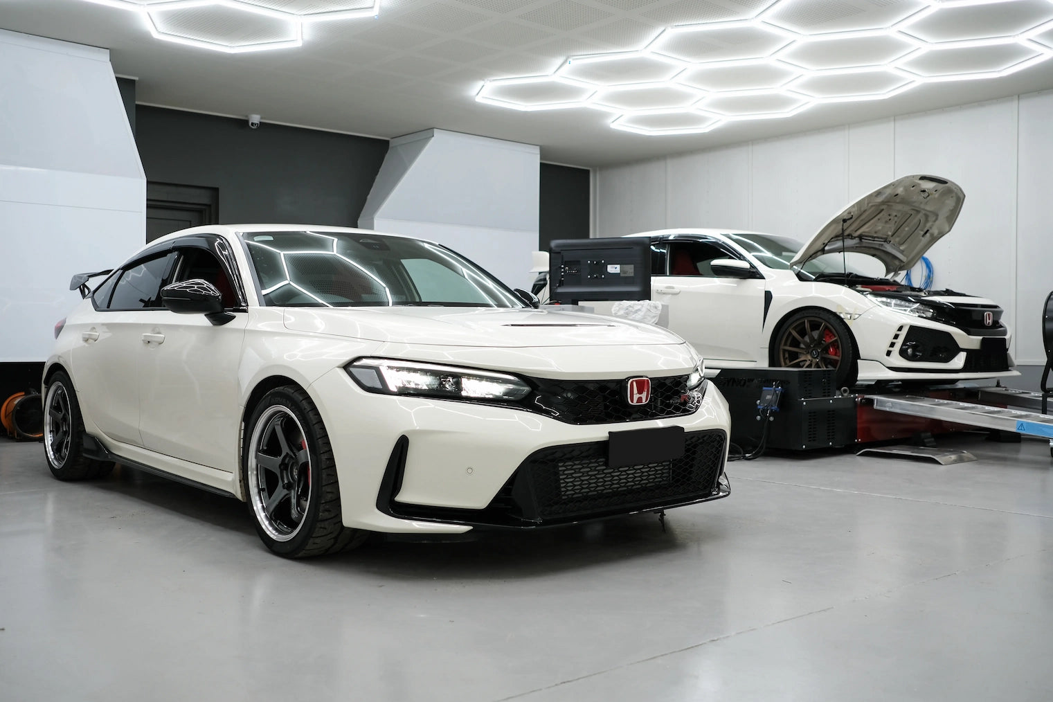 A car on the Revzone dyno