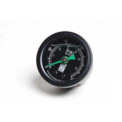 Radium Fuel Pressure Gauge 0-100psi w/8AN ORB Adaptor