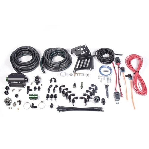 Radium Port Injection FST Install Kit w/Black DMR - Ford Focus EcoBoost LW/LZ 13-18