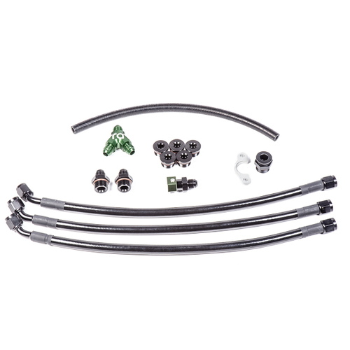 Radium Fuel Rail Plumbing Kit - Nissan 350Z 03-07/Skyline V35 (VQ35DE)