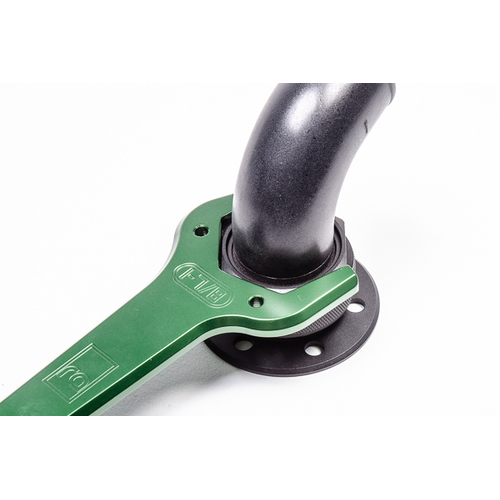 Radium Remote Mount Fill Neck - 24AN Elbow - 1.5" Barb