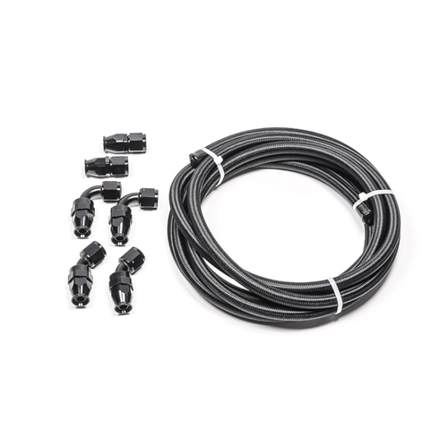 Radium 8AN Universal DIY PTFE Hose Kit Black