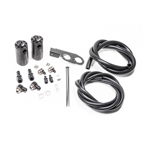 Radium Dual CCV/PCV Fluid Lock Catch Can Kit - Nissan 350Z Z33/Skyline V35/Infiniti V35